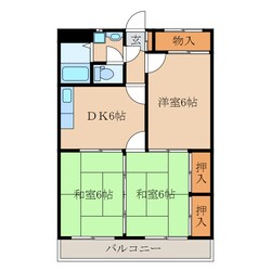 エリヴェール鹿屋の物件間取画像